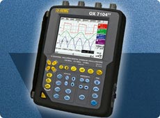 Osciloscópoio portátil OX 7104 : Osciloscópoio portátil