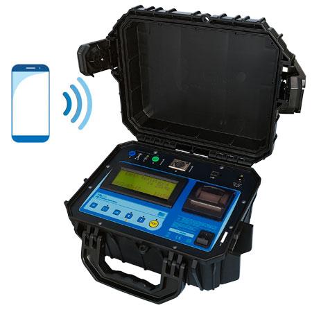 High frequency earth ground tester